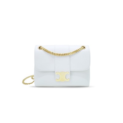 CELINE MEDIUM SHOULDER BAG IN VICTOIRE SOFT COWHIDE 115853FDU.38NV (25*15*8cm)